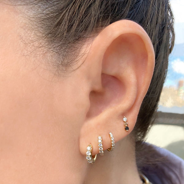 Ombre Diamond Post Earring - The Ear Stylist by Jo Nayor