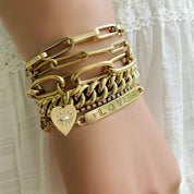Magnum Link Bracelet - Designer Earrings - The EarStylist by Jo Nayor 