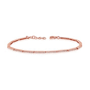 Diamond Multi Bar Bracelet - Designer Earrings - The EarStylist by Jo Nayor 