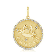 Diamond Zodiac Charms - Designer Earrings - The EarStylist by Jo Nayor 