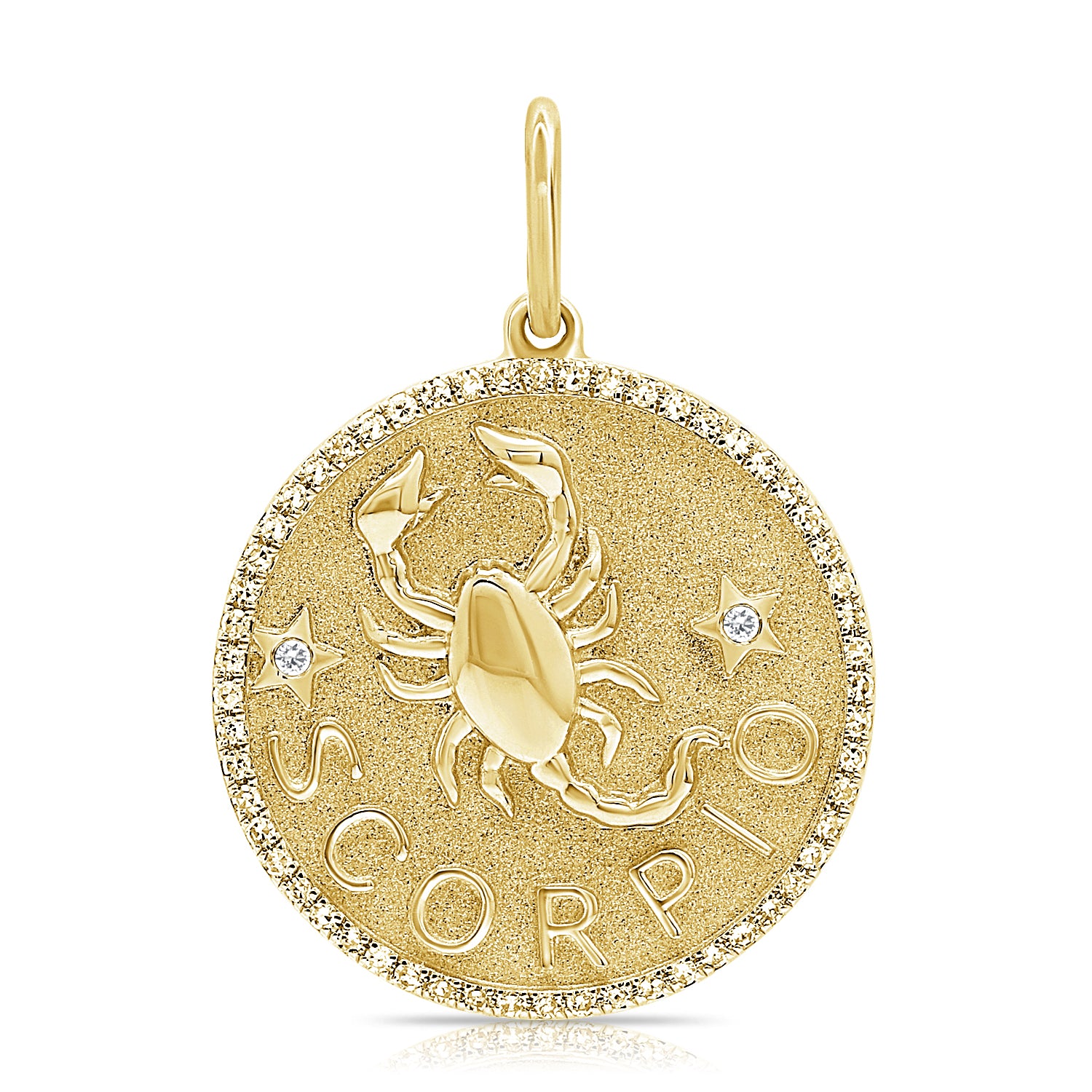 Diamond Zodiac Charms - Designer Earrings - The EarStylist by Jo Nayor 