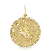 Diamond Zodiac Charms - Designer Earrings - The EarStylist by Jo Nayor 