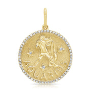 Diamond Zodiac Charms - Designer Earrings - The EarStylist by Jo Nayor 
