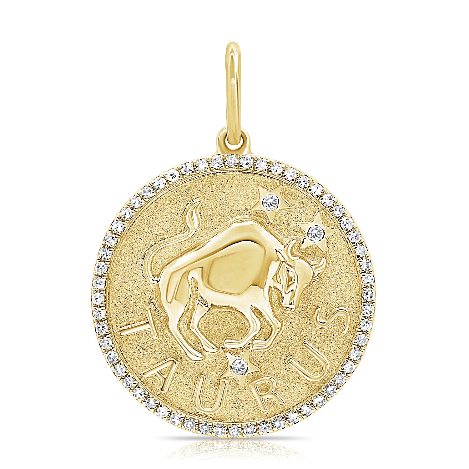Diamond Zodiac Charms - Designer Earrings - The EarStylist by Jo Nayor 