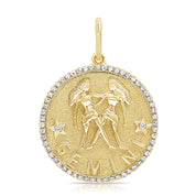 Diamond Zodiac Charms - Designer Earrings - The EarStylist by Jo Nayor 