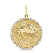 Diamond Zodiac Charms - Designer Earrings - The EarStylist by Jo Nayor 