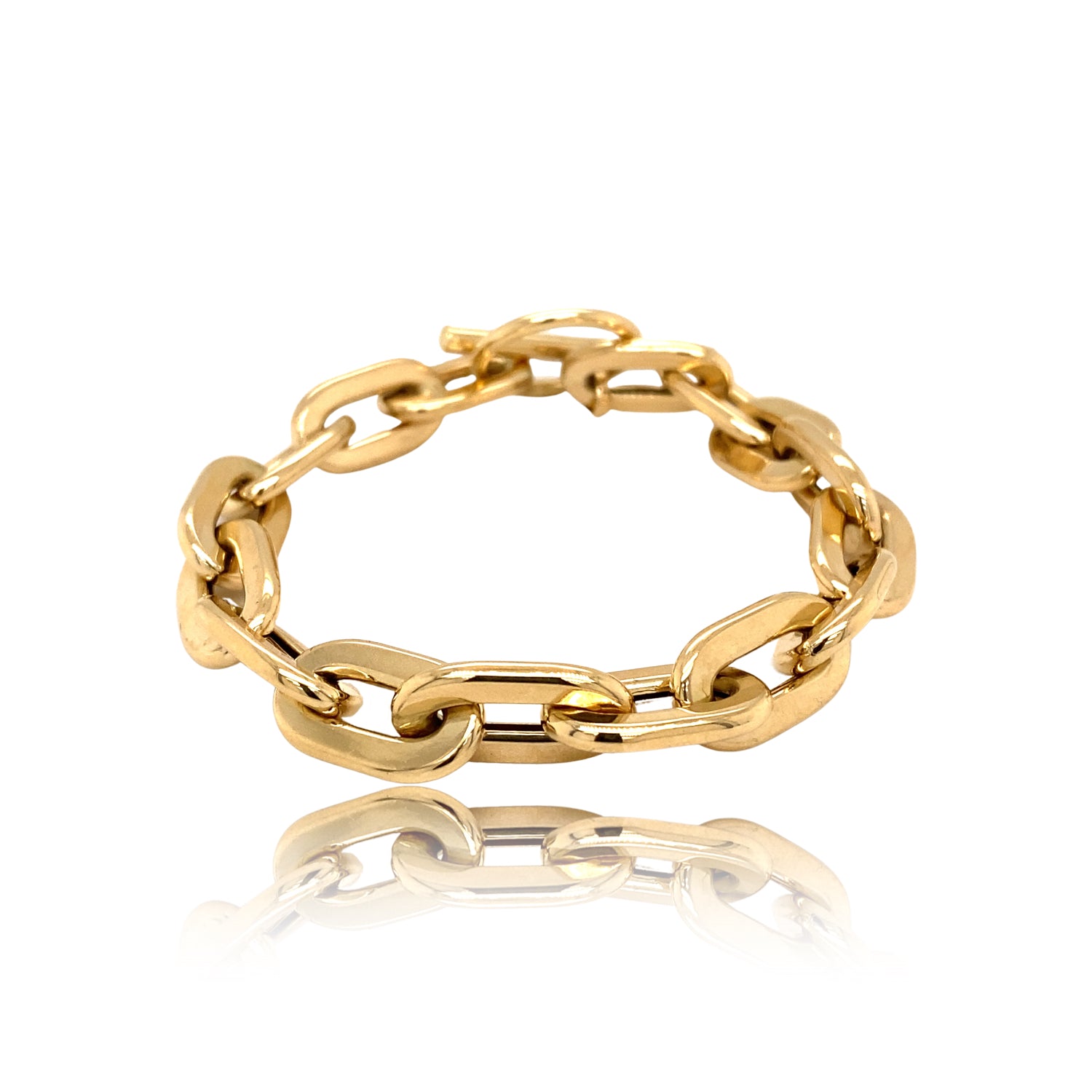 Large Anchor Link Bracelet - Designer Bracelet - Jo Nayor Designs