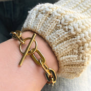 Large Anchor Link Bracelet - Designer Bracelet - Jo Nayor Designs