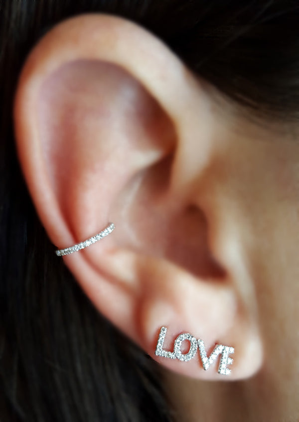 Love Post Earring Set - The Ear Stylist by Jo Nayor