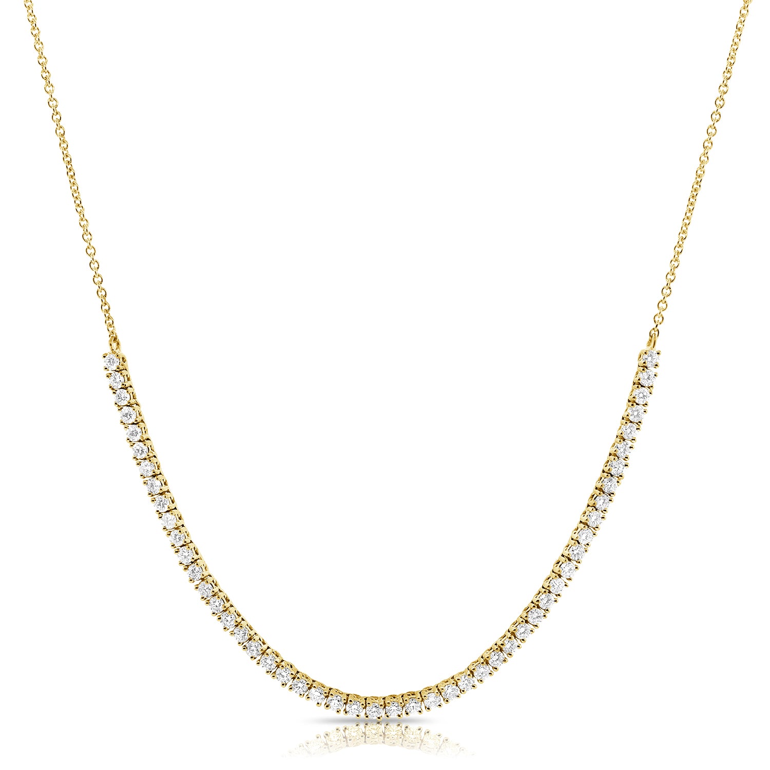 The Lucy Diamond Tennis Necklace- Diamond Necklaces - Jo Nayor Designs