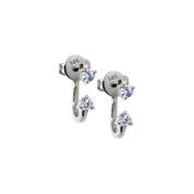 Diamond Orbit Earrings - Designer Earrings - The EarStylist by Jo Nayor 