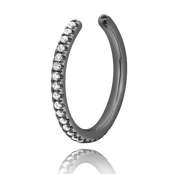 Pave Diamond & Gold Ear Cuff - The Ear Stylist by Jo Nayor