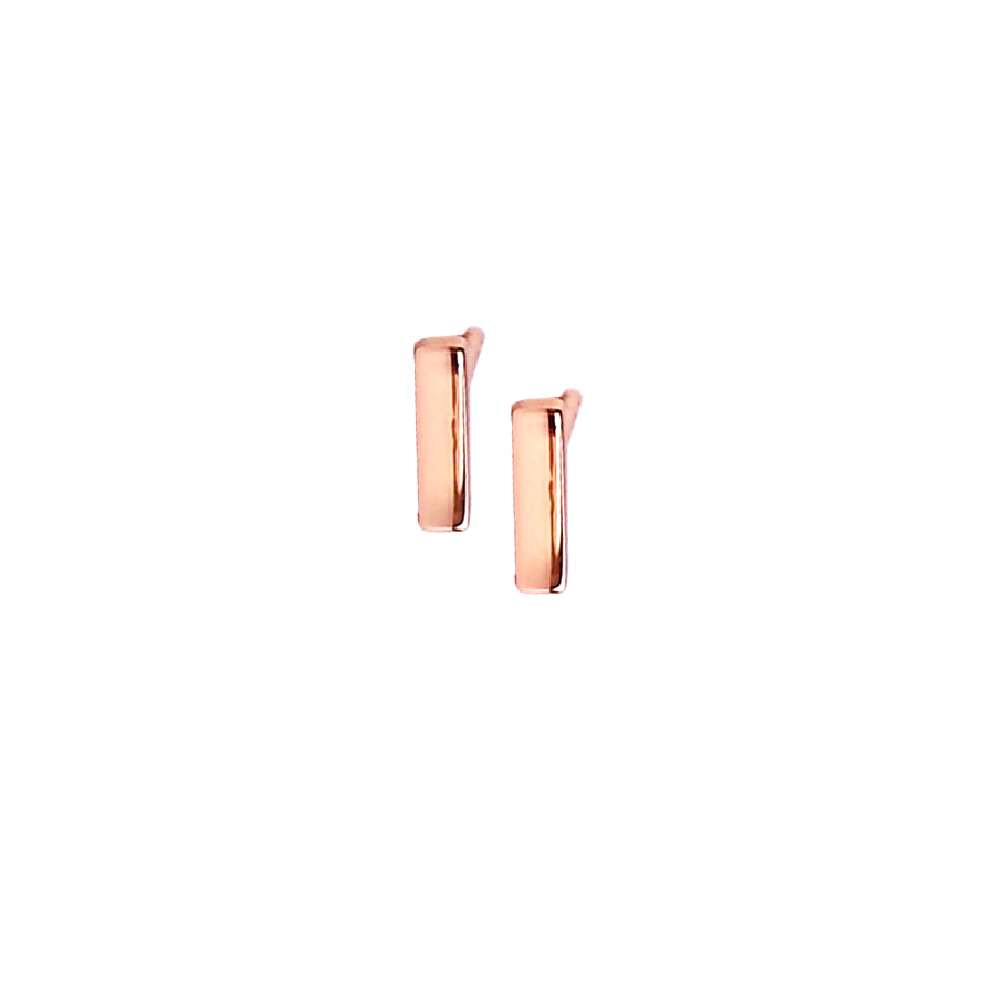 Mini Gold Bar Stud Earring - The Ear Stylist by Jo Nayor