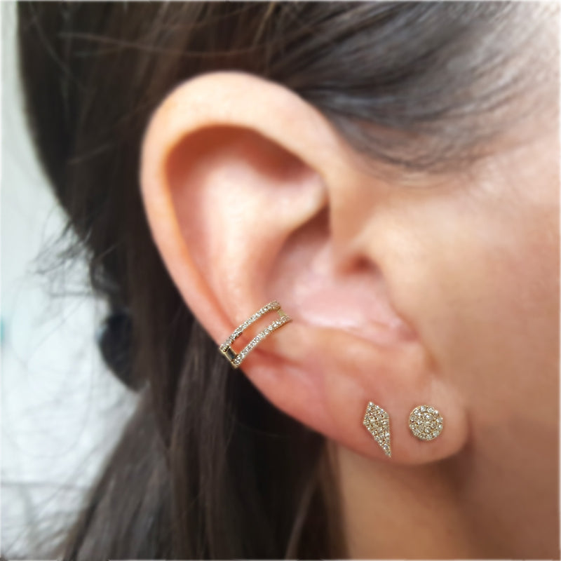 Diamond Kite Earring - The Ear Stylist by Jo Nayor