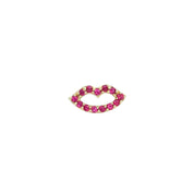 Ruby Lips Post Earring - The Ear Stylist by Jo Nayor