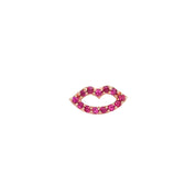 Ruby Lips Post Earring - The Ear Stylist by Jo Nayor
