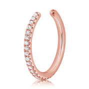 Pave Diamond & Gold Ear Cuff - The Ear Stylist by Jo Nayor
