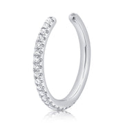 Pave Diamond & Gold Ear Cuff - The Ear Stylist by Jo Nayor