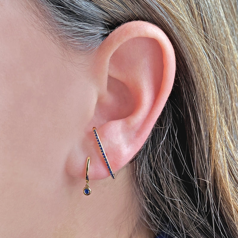 Sapphire Ear Band Earring - Designer Earrings - The EarStylist