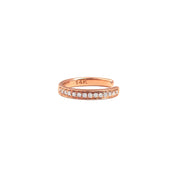 Single Full-Row Diamond & Gold Ear Cuff - The Ear Stylist by Jo Nayor