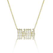 Small Mama Diamond Necklace - Designer Necklaces - Jo Nayor Designs