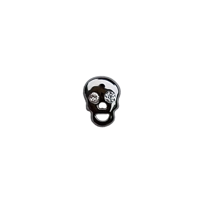 Mini Skull Diamond Earring - The Ear Stylist by Jo Nayor