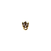 Mini Skull Diamond Earring - The Ear Stylist by Jo Nayor