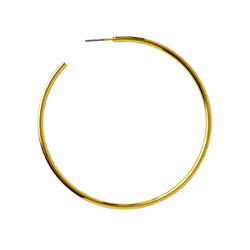 Solid 14K Gold Luxe Hoop Earrings - The Ear Stylist by Jo Nayor