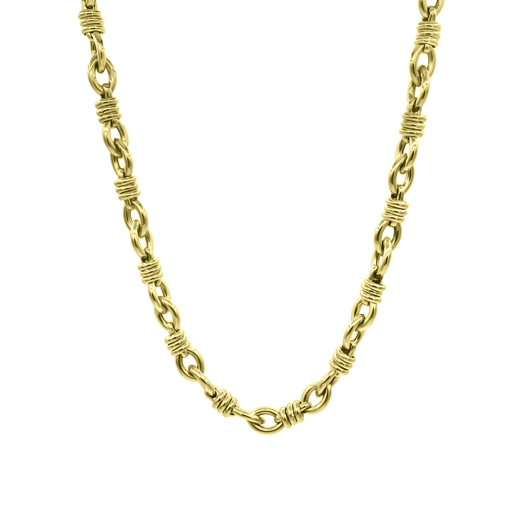 Diamond Zodiac Charms - Designer Necklaces - Jo Nayor Designs Yellow Gold / Scorpio w/16 Micro Link Chain