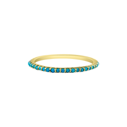 Turquoise Eternity Band - Designer Jewelry - Jo Nayor