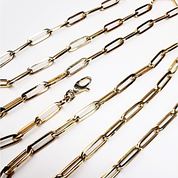 Colossal Link 14K Gold Chain Necklace - Designer Earrings - The EarStylist by Jo Nayor 