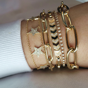 Diamond Star Alexa Bracelet - Designer Earrings - The EarStylist by Jo Nayor 
