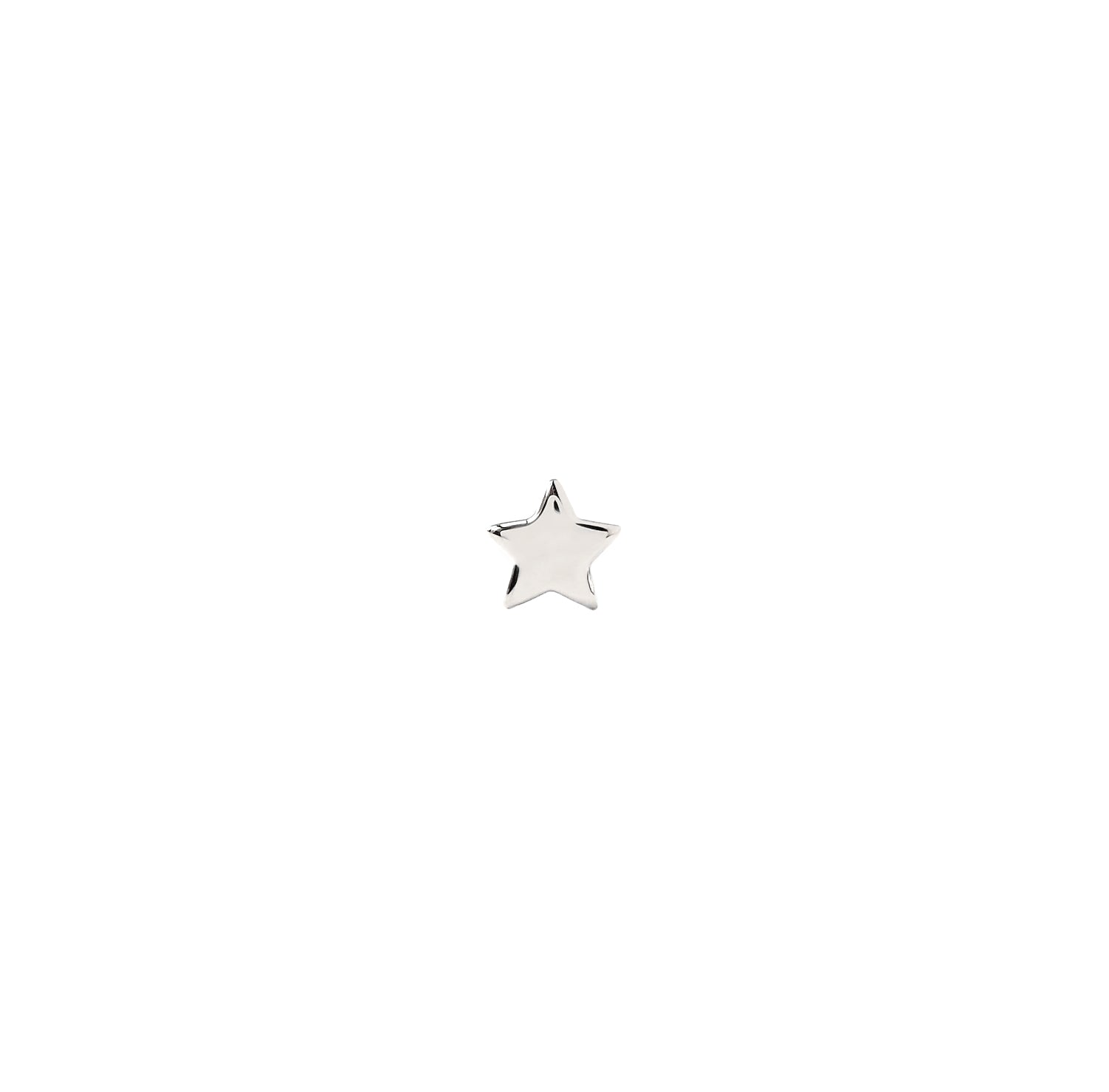 Solid Gold mini Star Stud Earring - The Ear Stylist by Jo Nayor