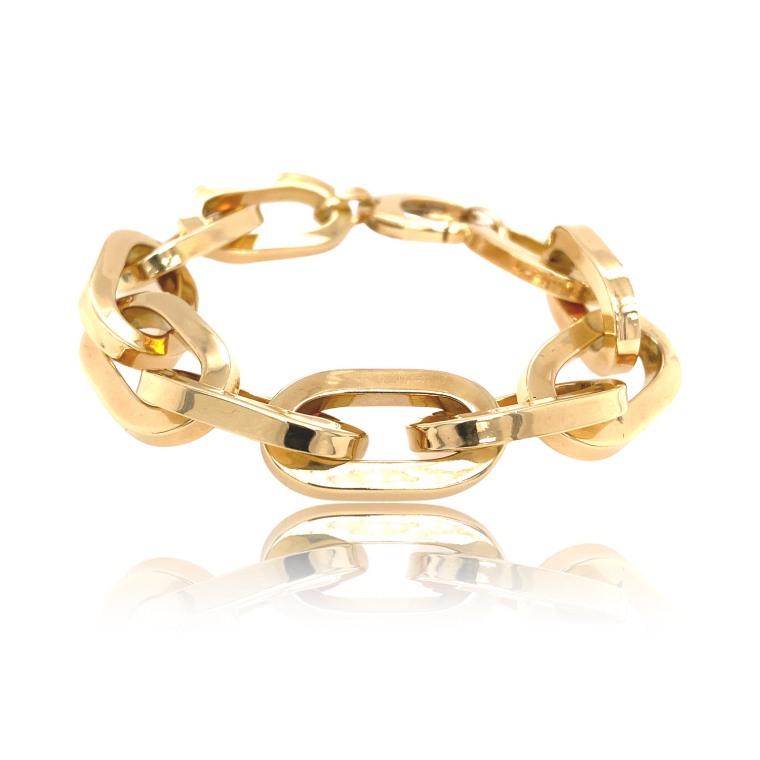 14K XL Anchor Link Bracelet - Designer Bracelet - Jo Nayor Designs