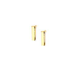 Mini Gold Bar Stud Earring - The Ear Stylist by Jo Nayor