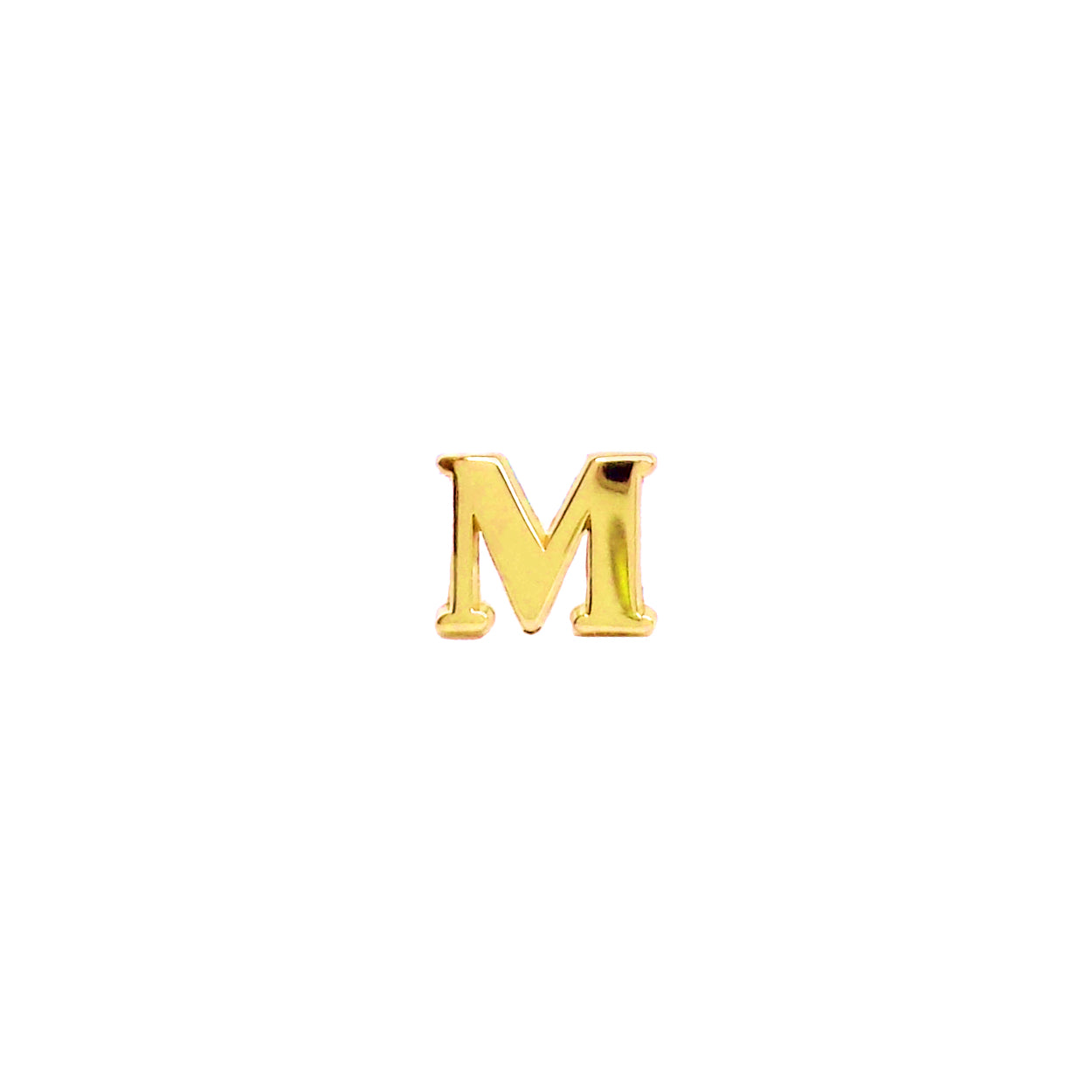 Mini Gold Letter Earring - The Ear Stylist by Jo Nayor