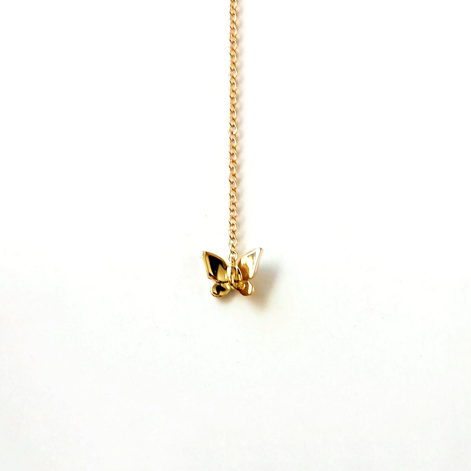 Diamond Butterfly Lariat Necklace - The Ear Stylist by Jo Nayor