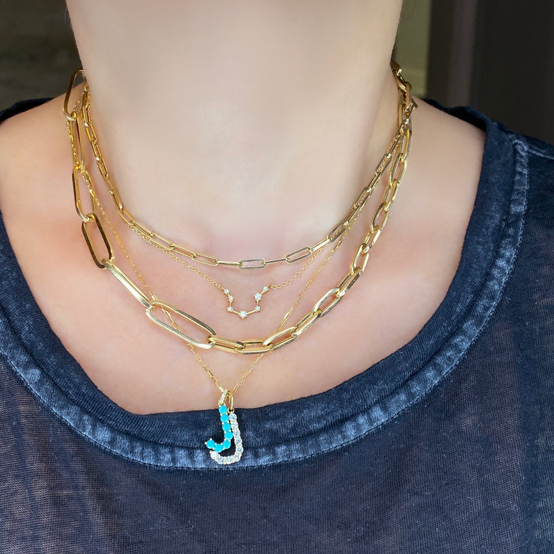 14K Gold Coco Link Chain Necklace - Designer Necklaces - Jo Nayor 