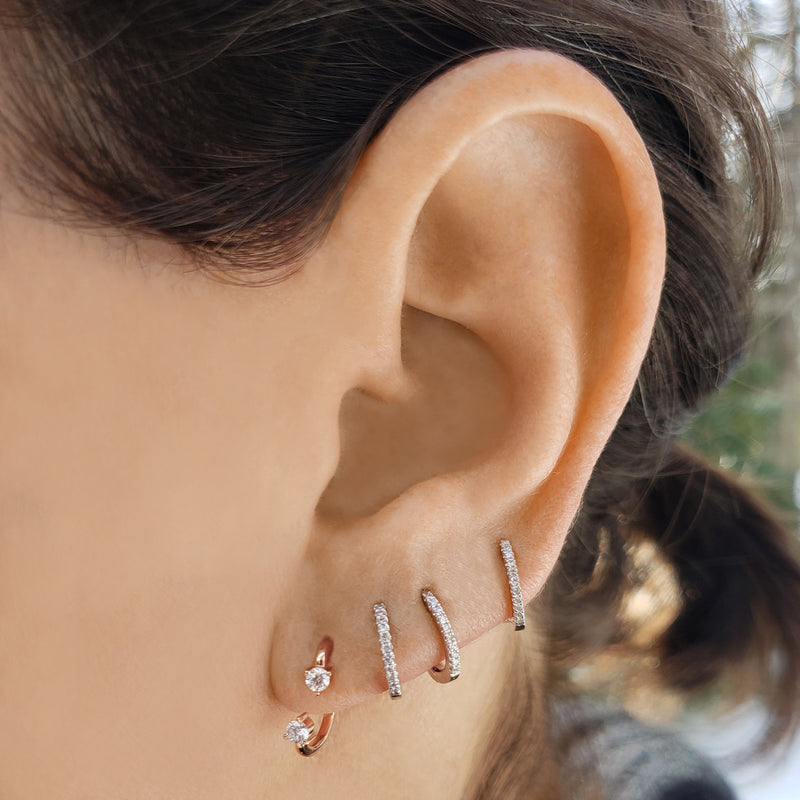 Diamond Orbit Earrings - Designer Earrings - The EarStylist by Jo Nayor 