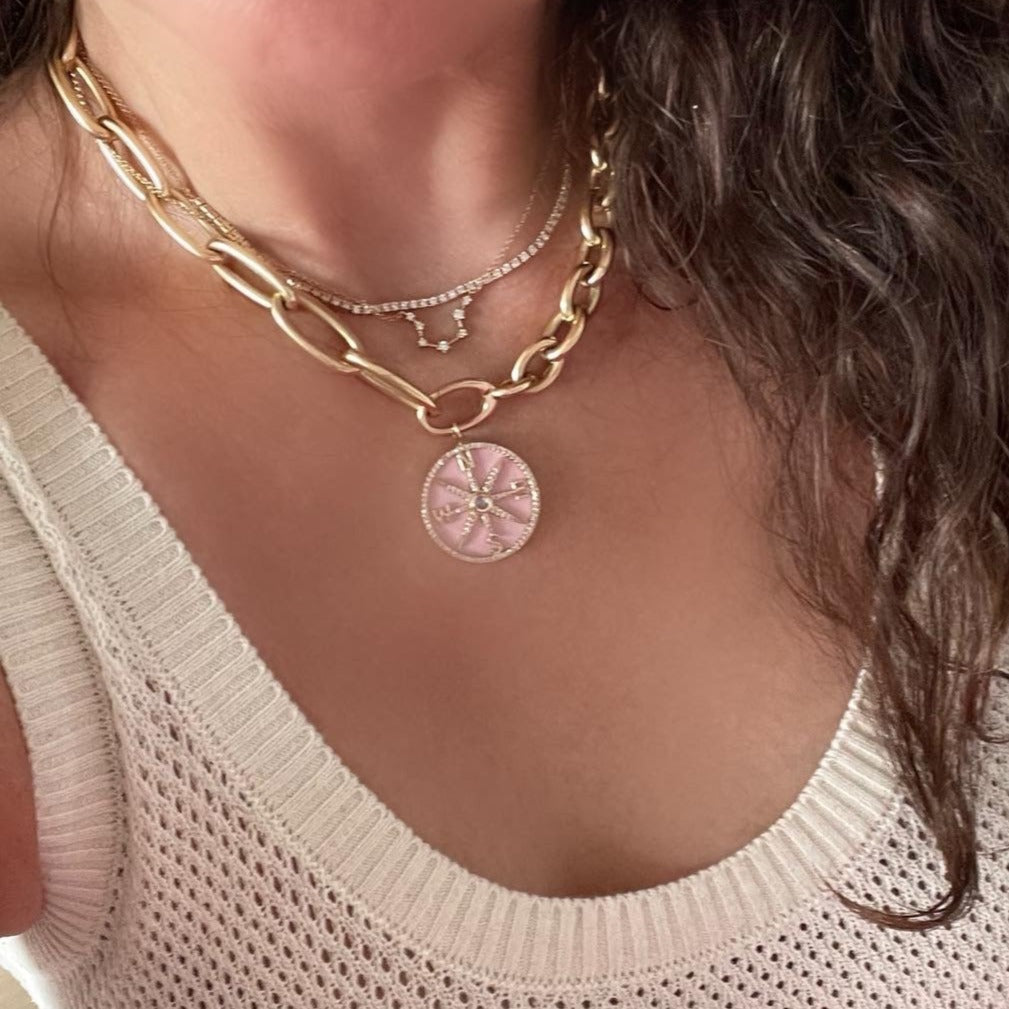 14K Gold Colette Link Chain Necklace - Designer Necklaces - Jo Nayor