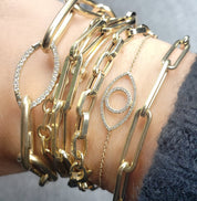 Diamond Evil Eye Bracelet