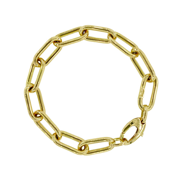 Large Oval Link Bracelet - Designer Earrings - The EarStylist by Jo Nayor 