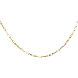 14K Gold Mini Link Chain Necklace - The Ear Stylist by Jo Nayor