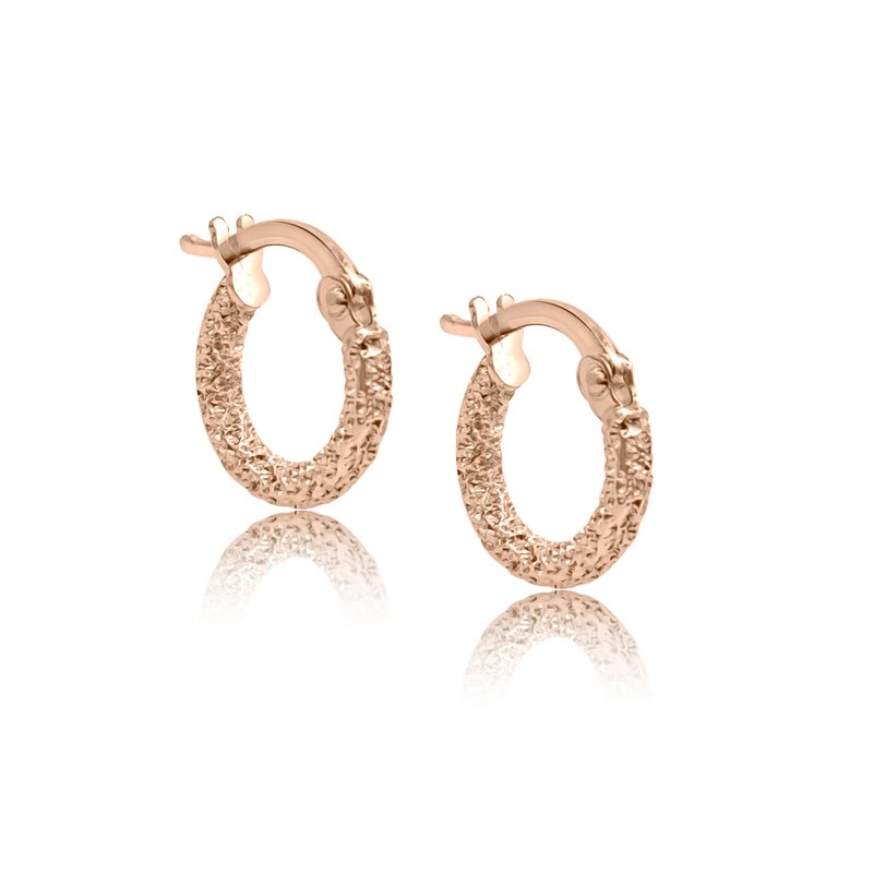 14K Gold Laser Cut Hoop Earrings - Designer Earrings - The EarStylist