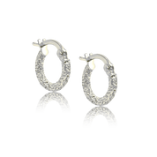 14K Gold Laser Cut Hoop Earrings - Designer Earrings - The EarStylist